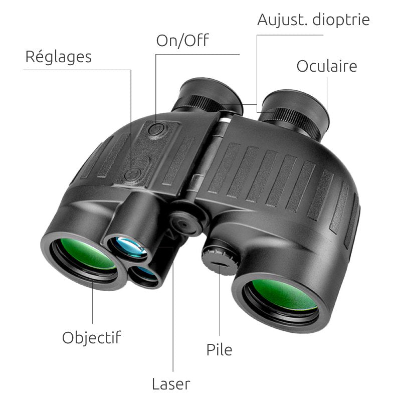 Jumelles Télémètre Militaires 8x40