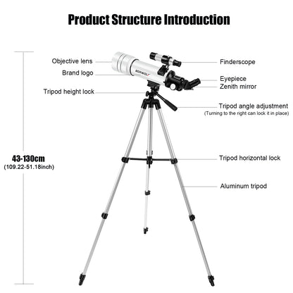 Télescope BORWOLF 70400 – vue 5